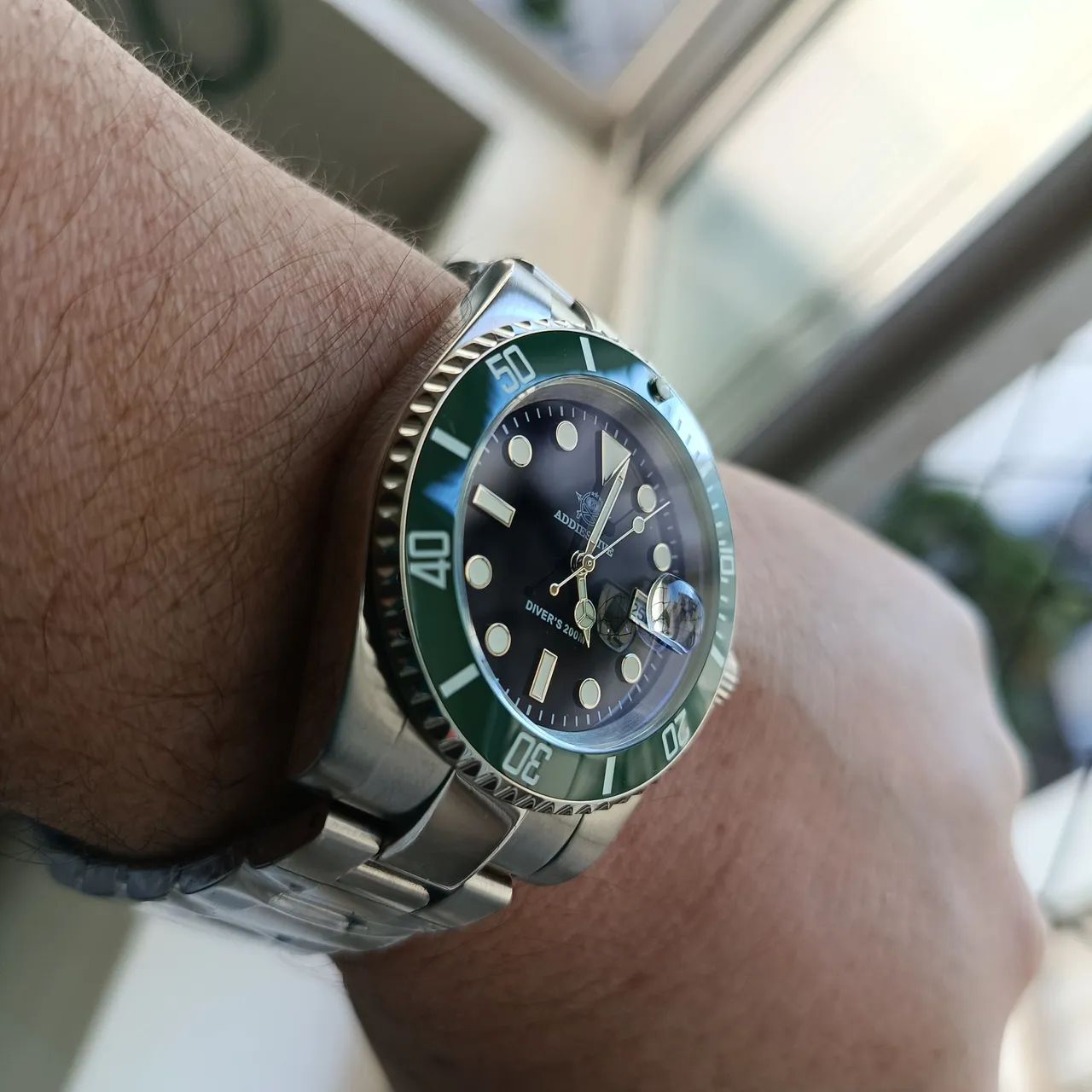 Relógio AddiesDive Submariner Quartz Myiota 2115<br> - Foto 3