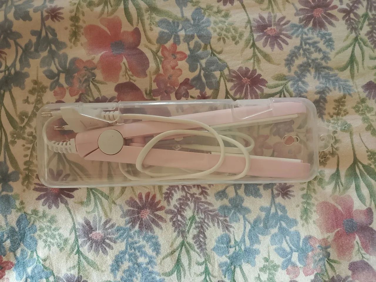 Prancha de Cabelo Make Time Rosa - Nova - Foto 4