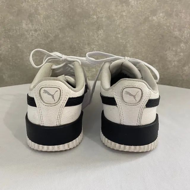 Tênis Puma Carina Branco Couro Soft Foam Tamanho 33-34 - Foto 3