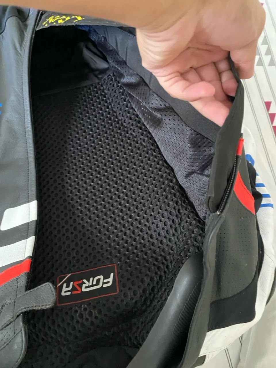 Macacão de Couro Forza para Motociclista - Foto 5