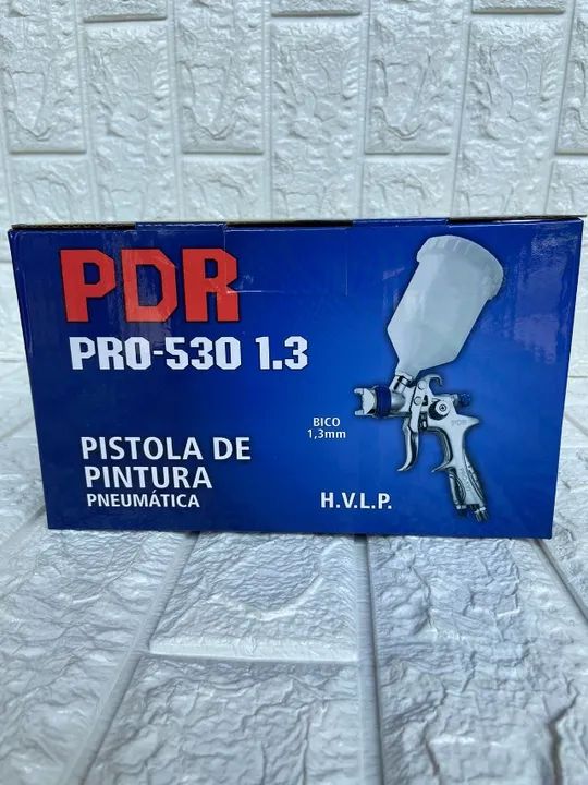Pistola de Pintura Profissional Pneumatica - entrego - Foto 4