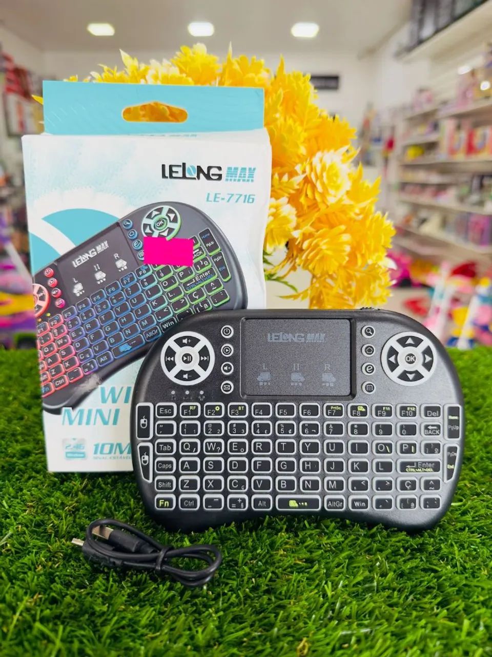 Mini teclado recarregável - Foto 3