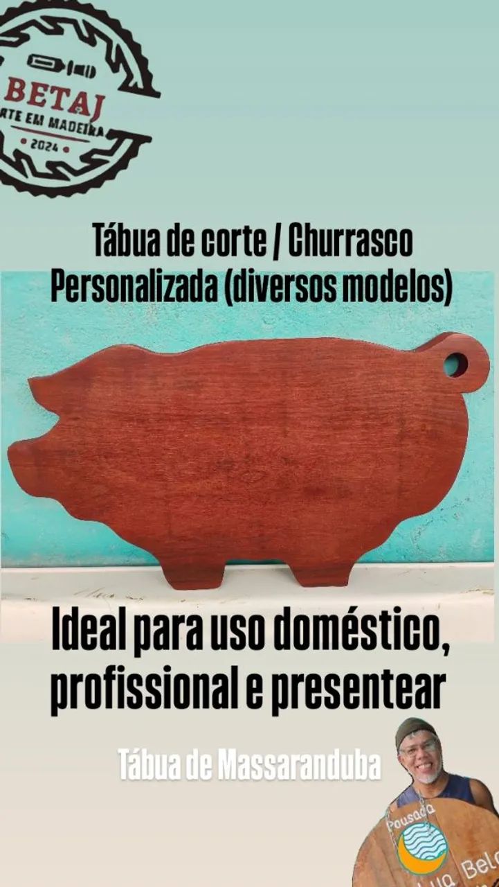 Tábua de corte e churrasco 