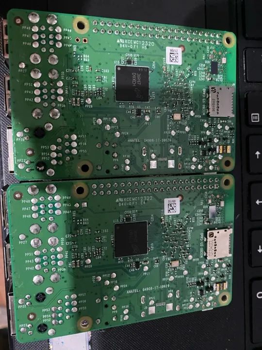 4 unidades de Placa de Rede Raspberry Pi 3 (sem wifi/ sem bluetooth)