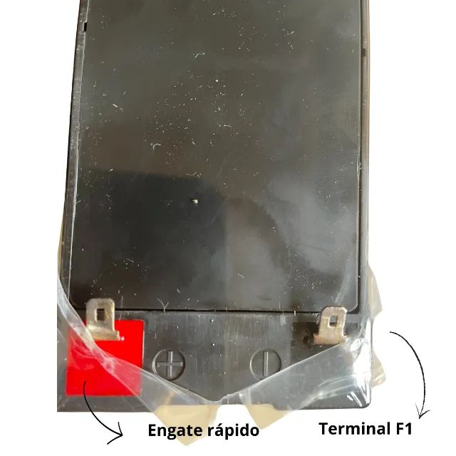 Bateria selada Elgin 12V 7ah para alarme e cerca elétrica - Foto 2