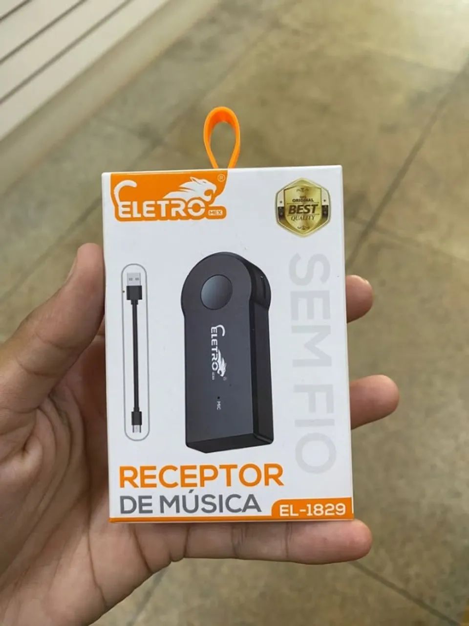 Receptor Bluetooth de Música Eletro EL-1829 - Transforme seu Som em Sem Fio