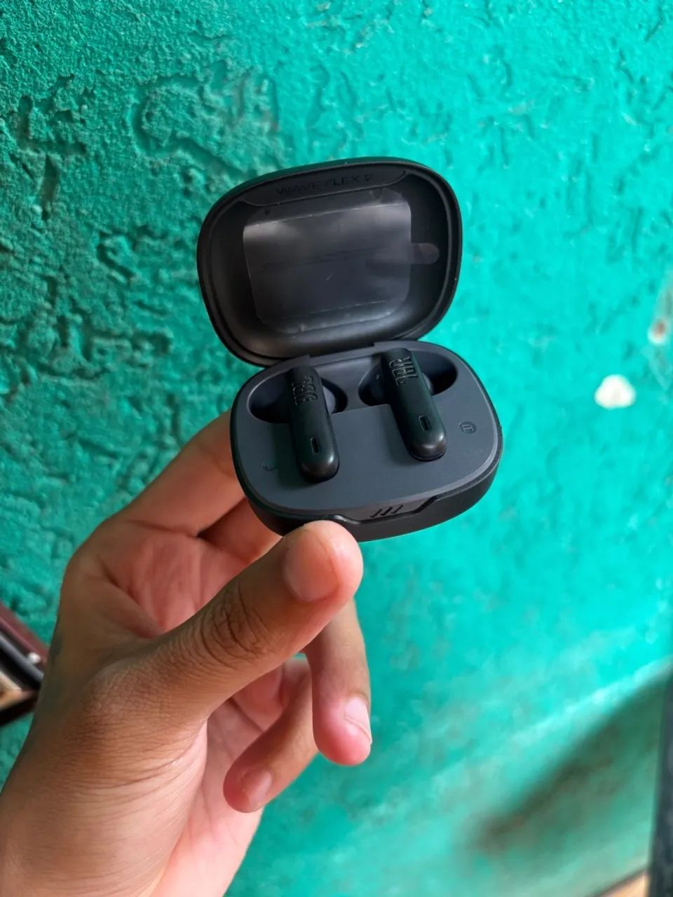 Fone JBL Wave Flex 2 Bluetooth Preto Original + Caixa e Cabo - Foto 2