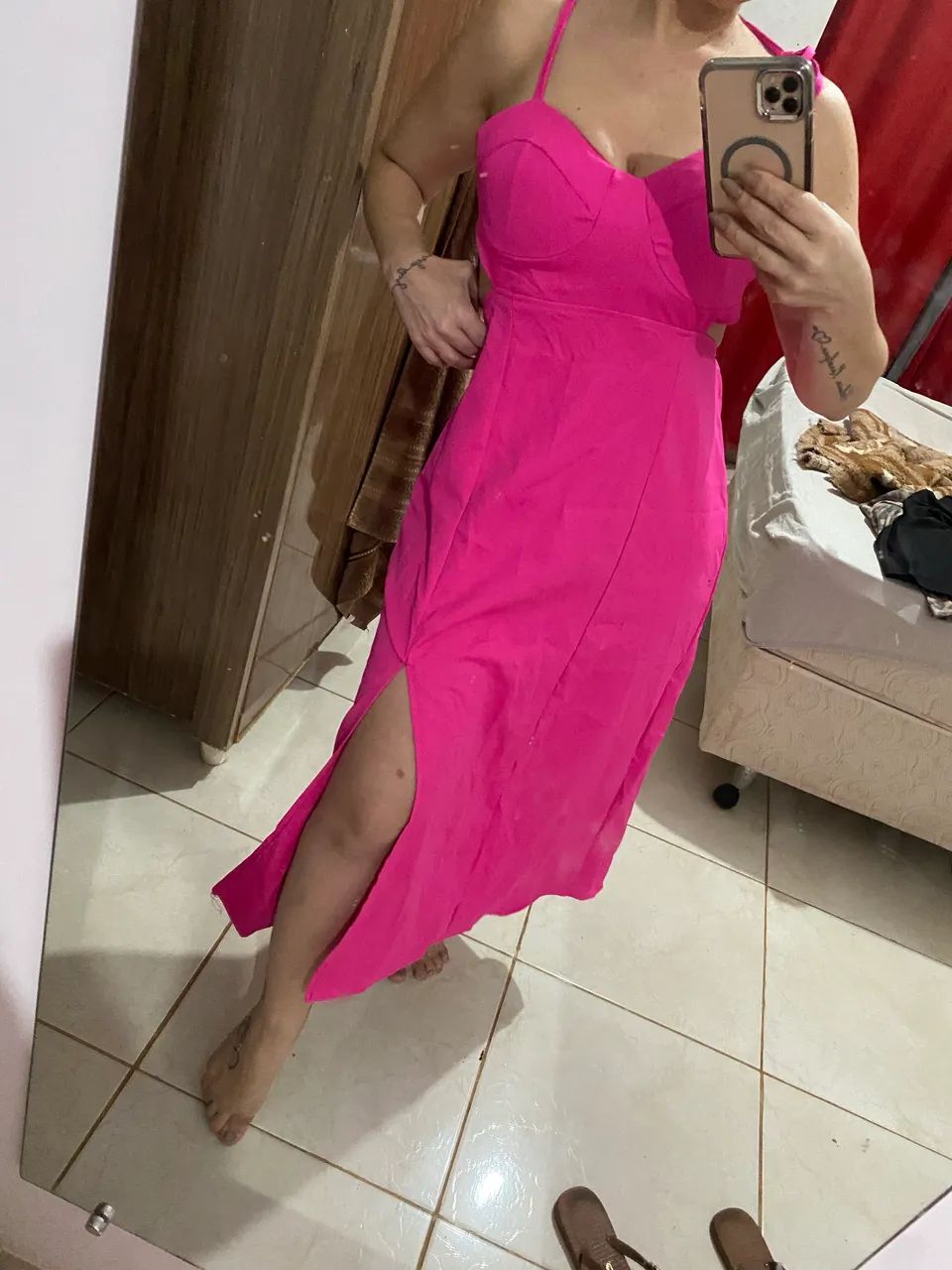 Vendo vestido 40/42 novo perfeito  - Foto 3