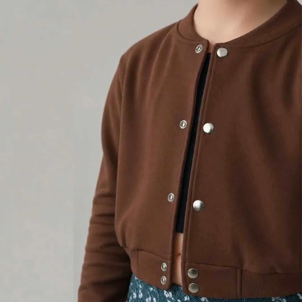 Jaqueta Cropped Moletom Infantil  - Foto 5
