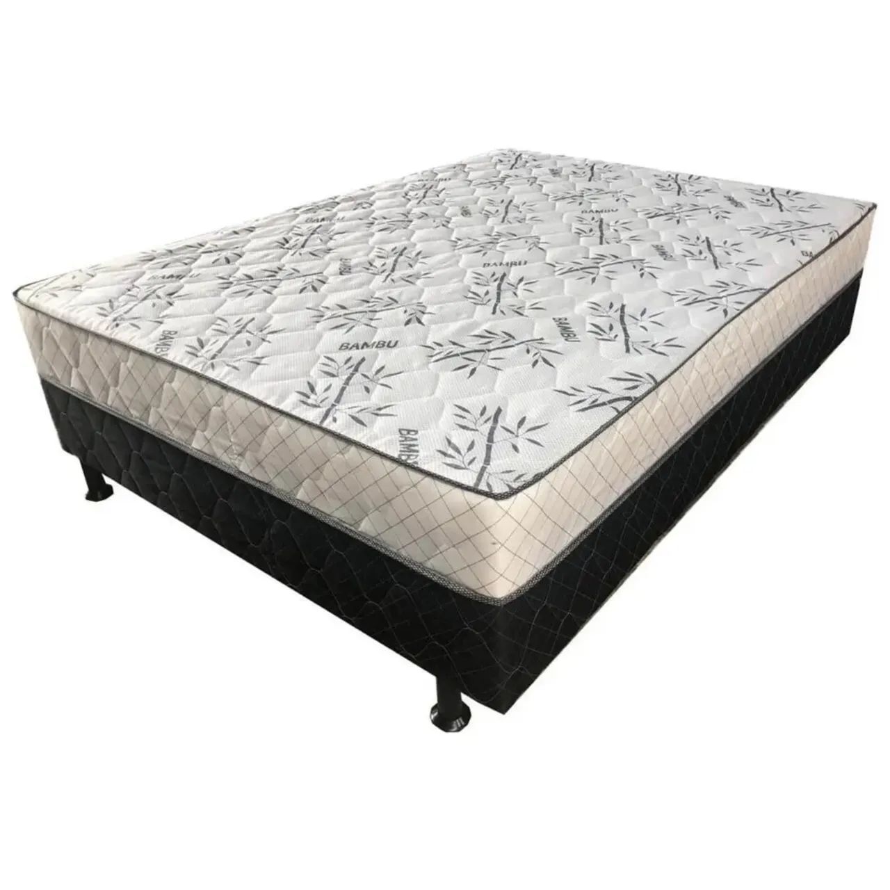Cama box casal Mônaco ortopédico/ pronta entrega 