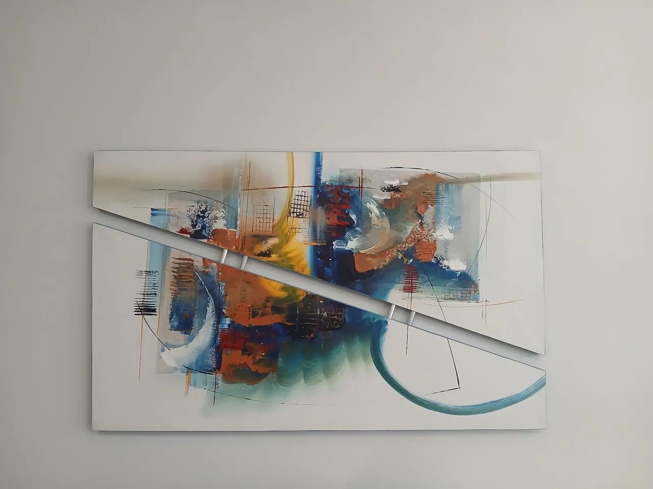 Quadro colorido 80x130 