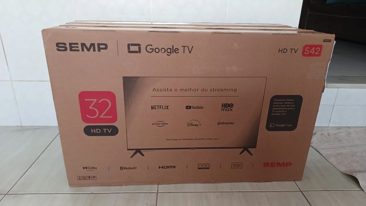 SmarTV 32p Semp (Nova) 1 ano de garantia