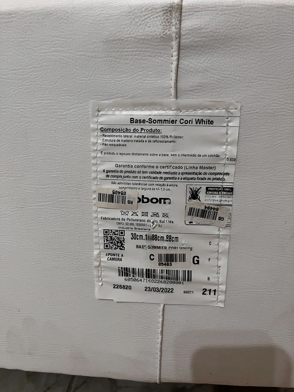 Cama box solteiro e colchão - Ortobom - Foto 4