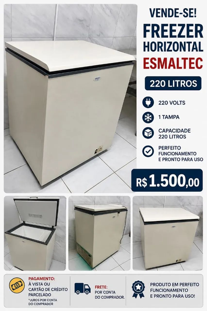 Vendo freezer 