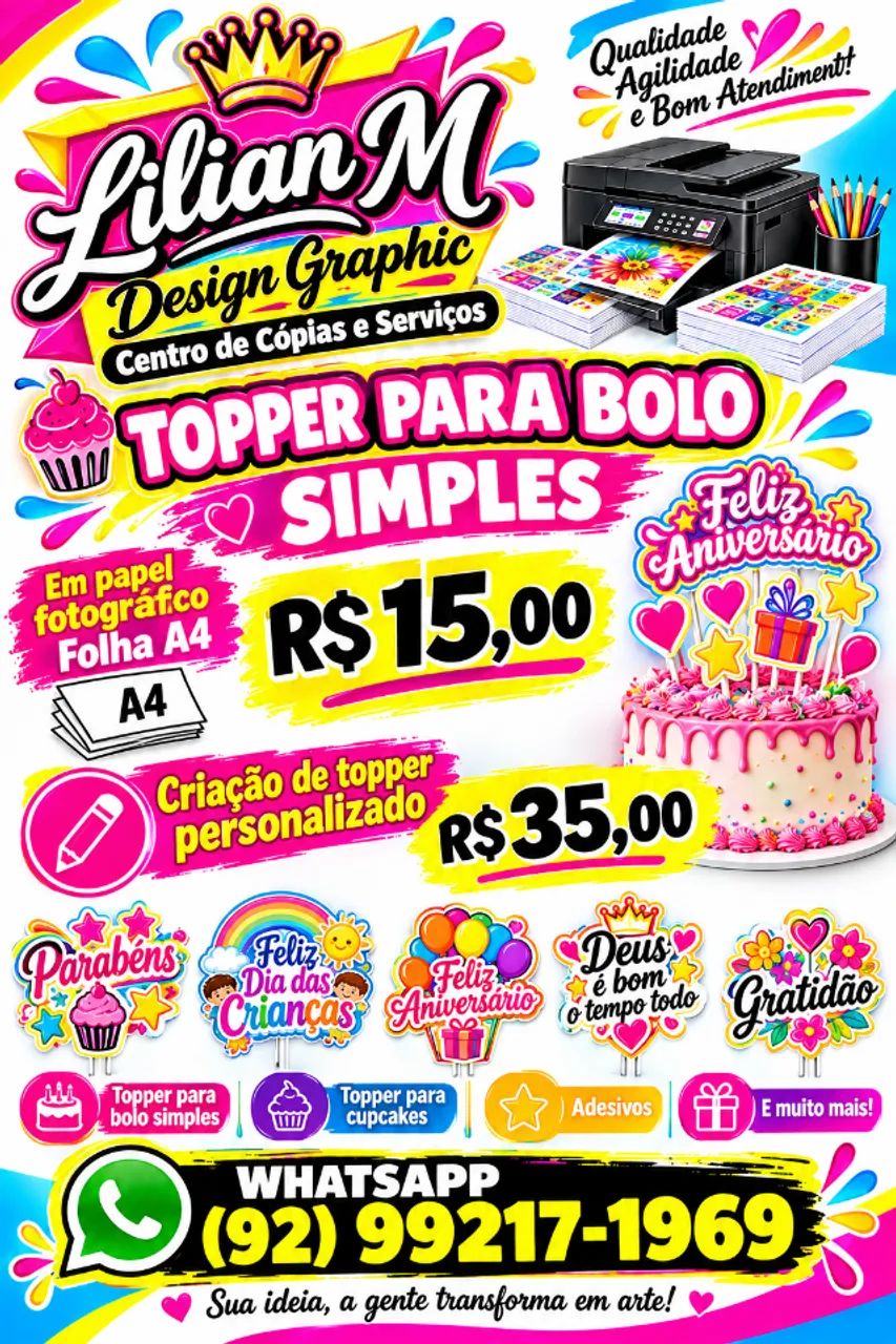LILIAN M DESIGN GRAPHIC Centro de Cópias e Serviços