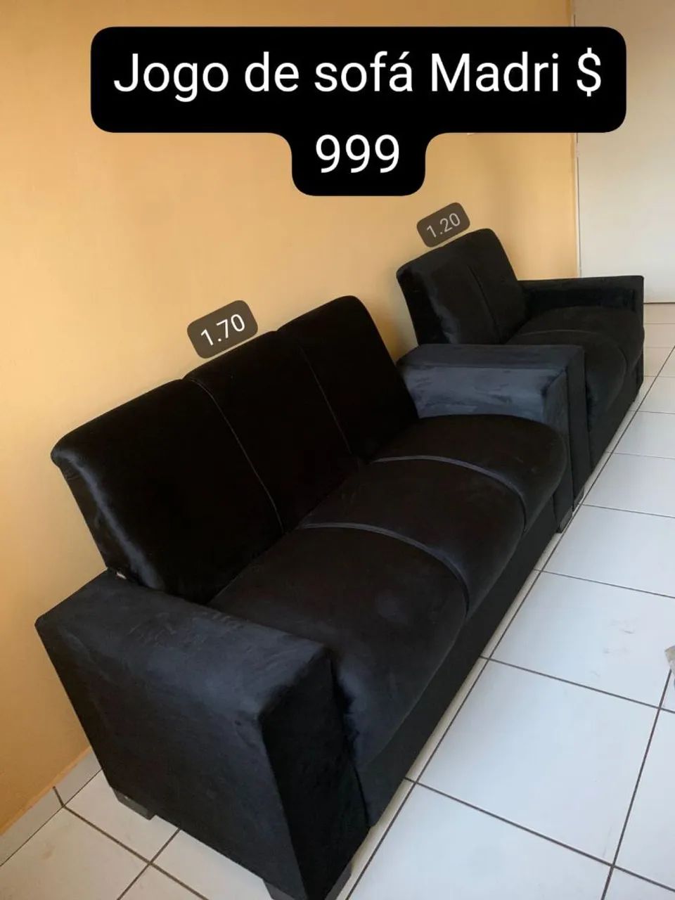 Mega promoção de estofado dois e três lugares