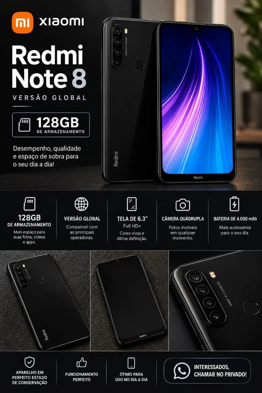 Smartphone Redmi Note 8