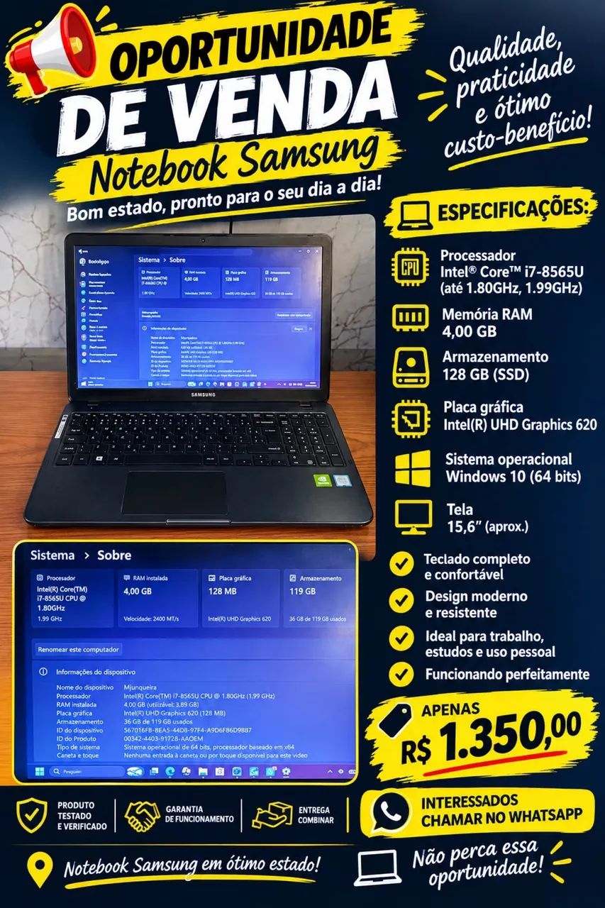 Notbook Samsung