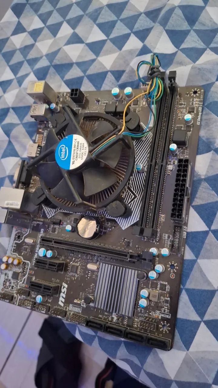 Placa mãe h110m pro-vh plus e intel g4560 - Foto 2