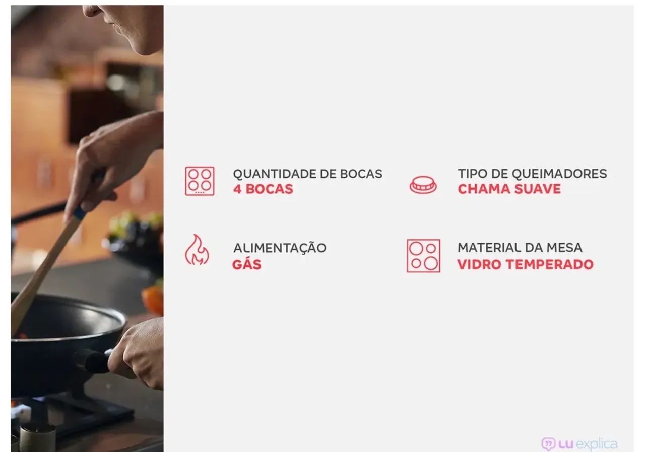 Cooktop 4 bocas continental  - Foto 3