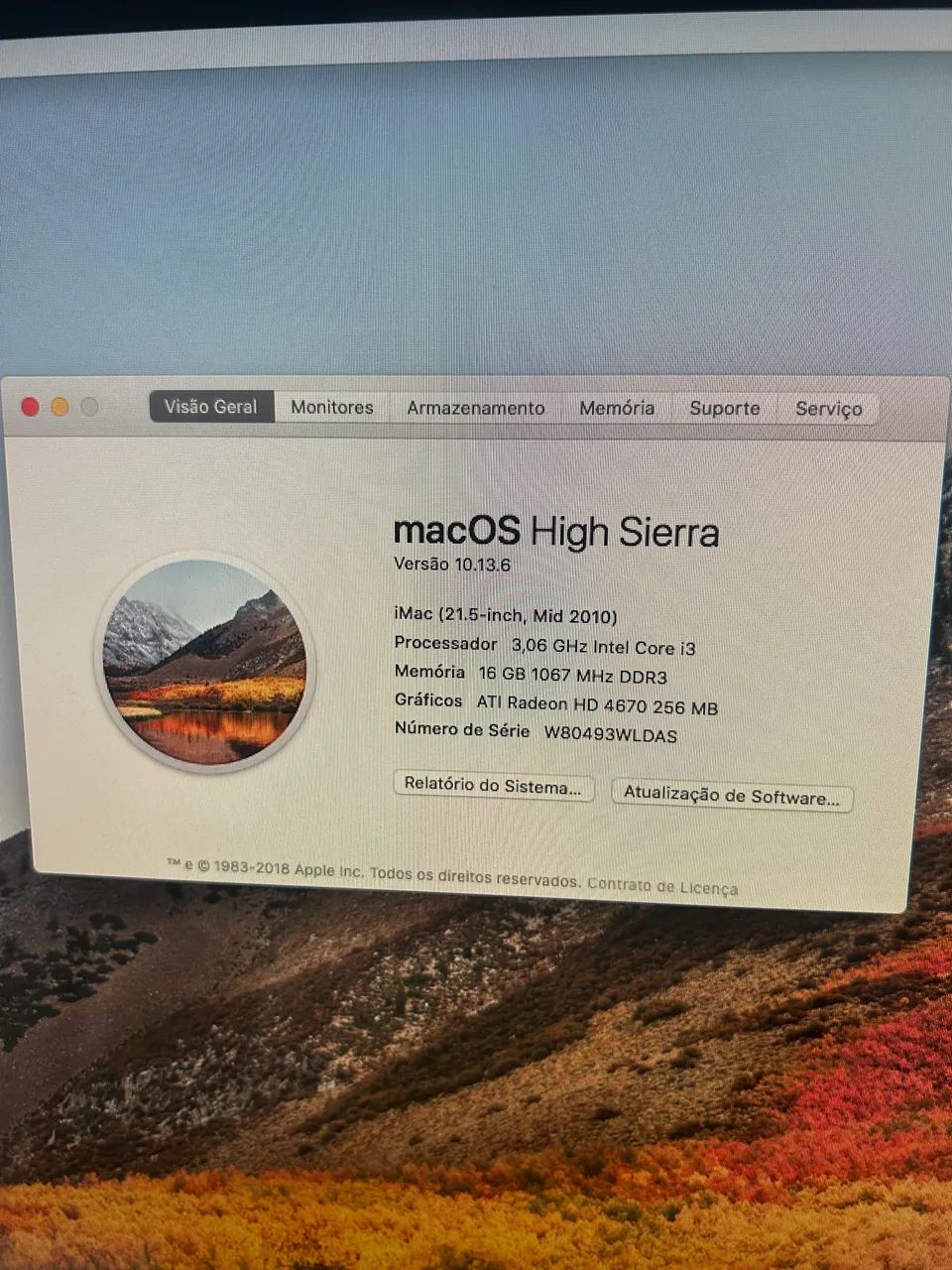 iMac Apple 21.5" - 16GB RAM - SSD 240GB - Foto 5