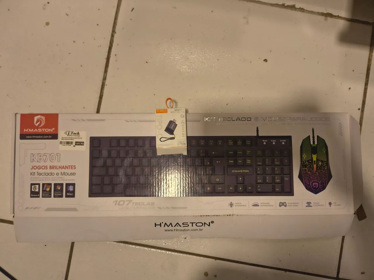 H?Maston KB701 ? Kit Gamer Teclado + Mouse, modelo KB701