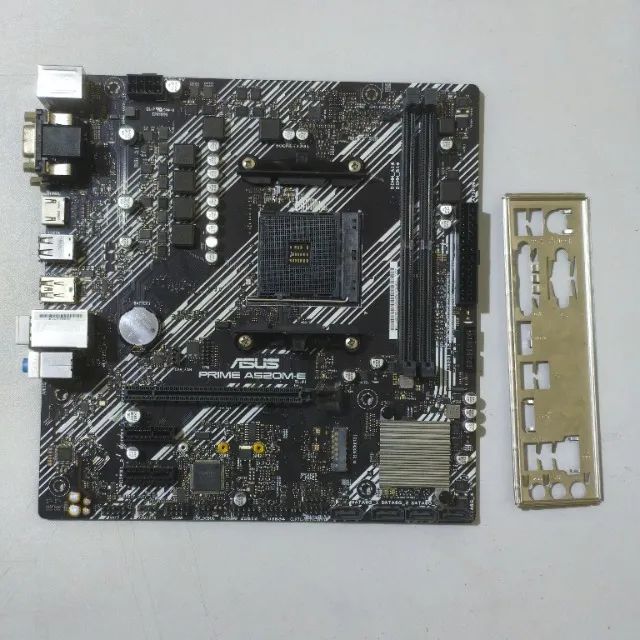 Placa Mãe Asus Prime A520M-E - Foto 4