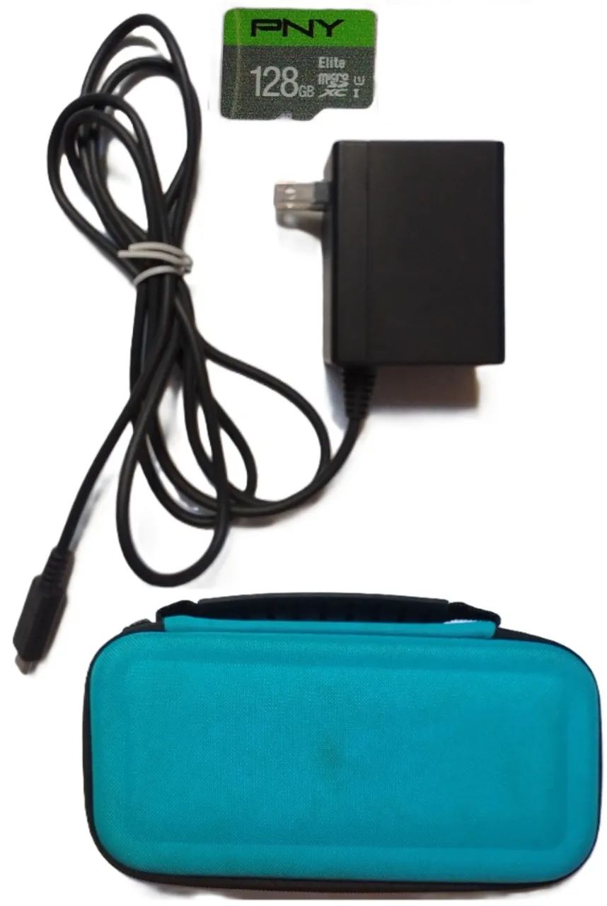 Console Nintendo Switch Lite Azul Atmosphere Micro SD 128GB - Foto 4