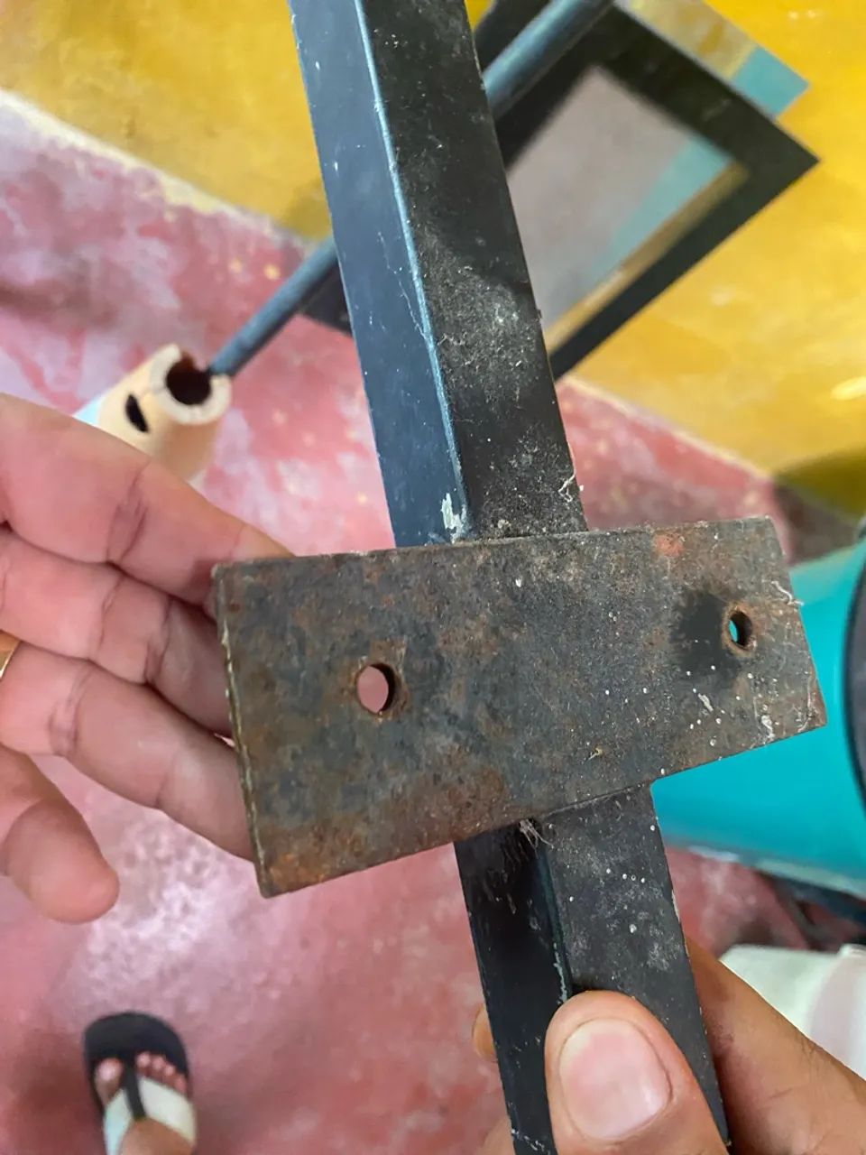 Suporte de placa em ferro - Foto 3