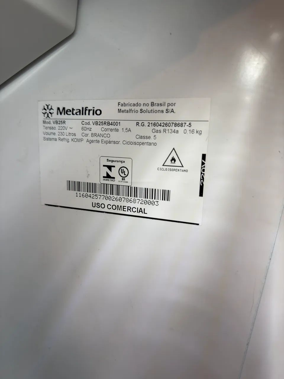 Expositor Refrigerado Metalfrio 230L - 220V - Foto 2