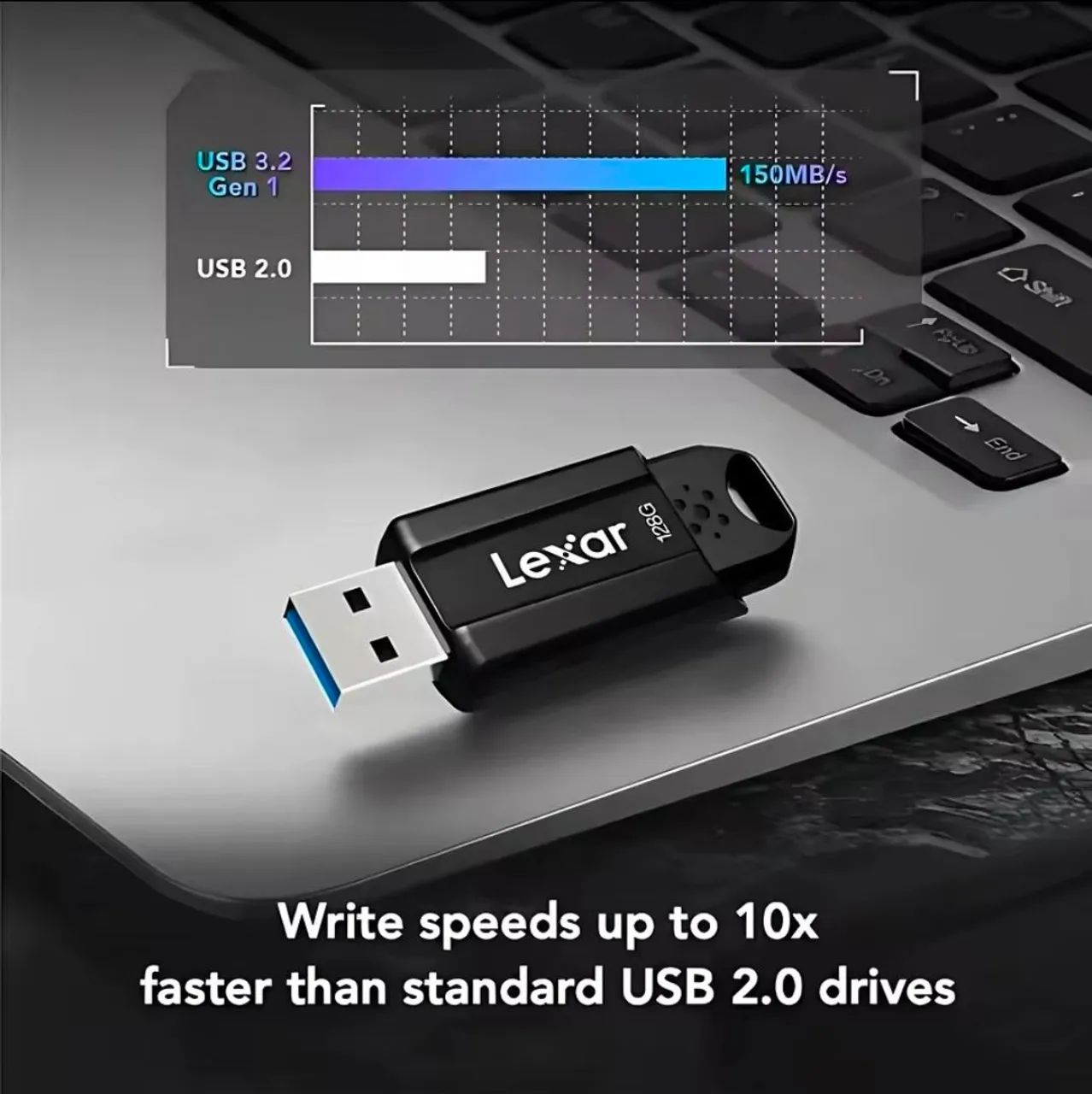 Pendrive 64gb Lexar - Foto 4