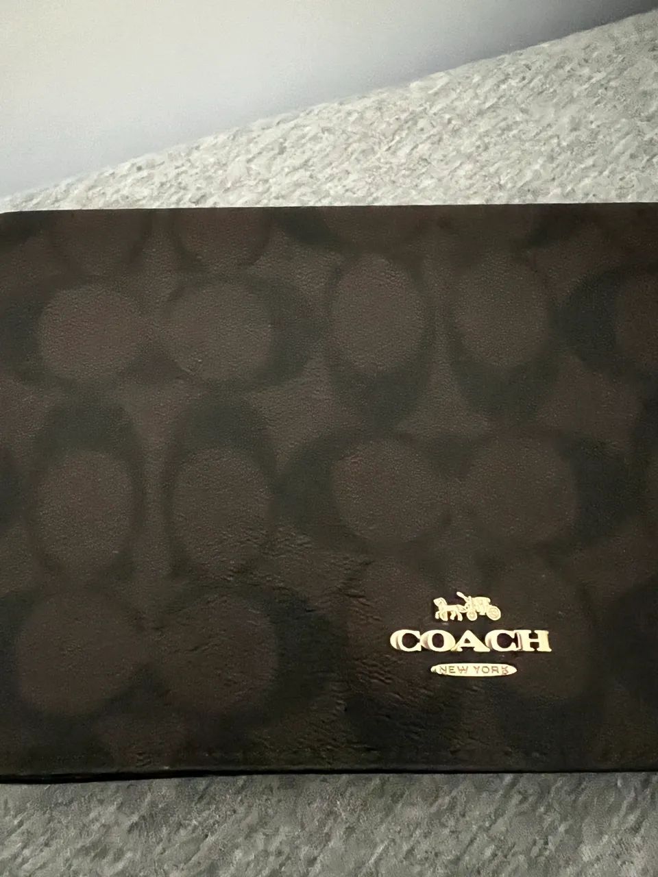 Bolsa coach signature marrom preta  - Foto 4