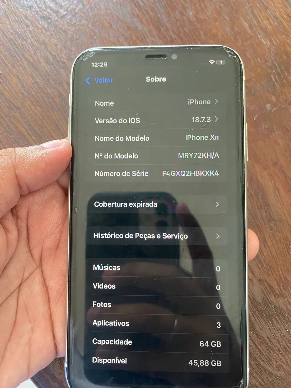 iPhone XR 64GB Branco  - Foto 3