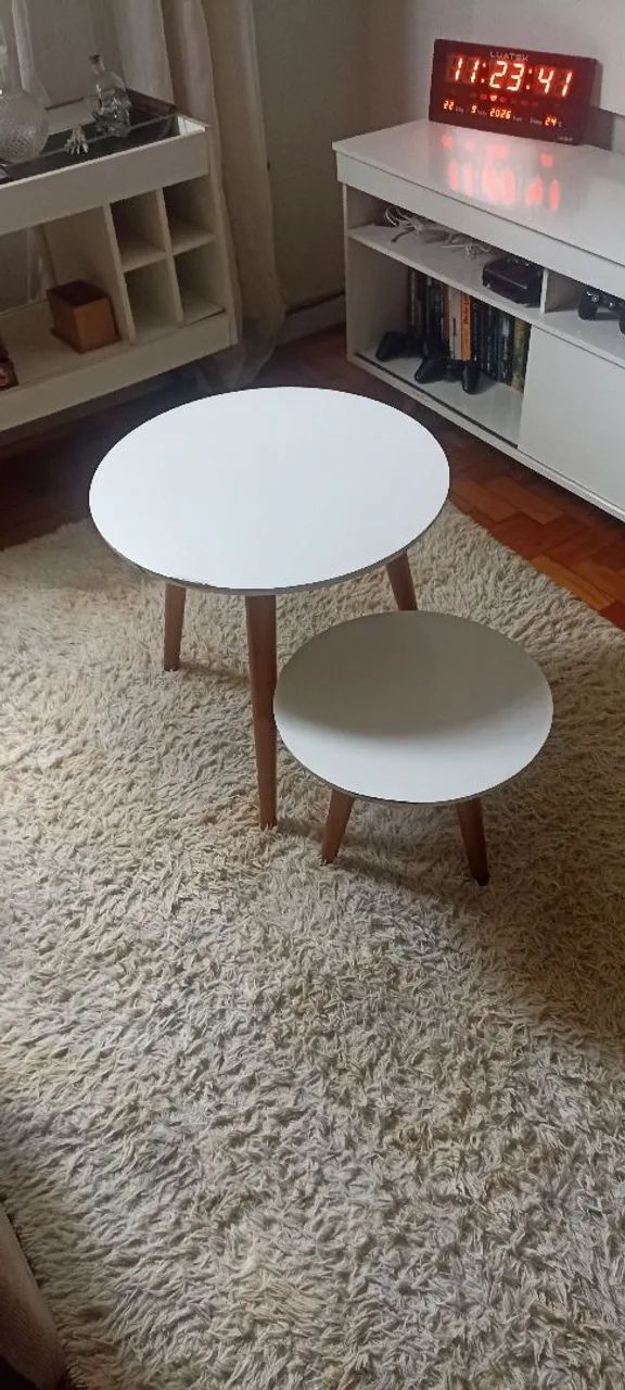 Jogo de sala com led  5 peças completo  - Foto 3