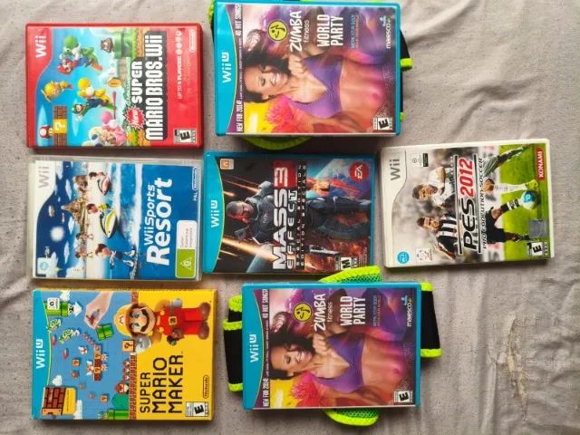 Kit jogos Wii e Wii U