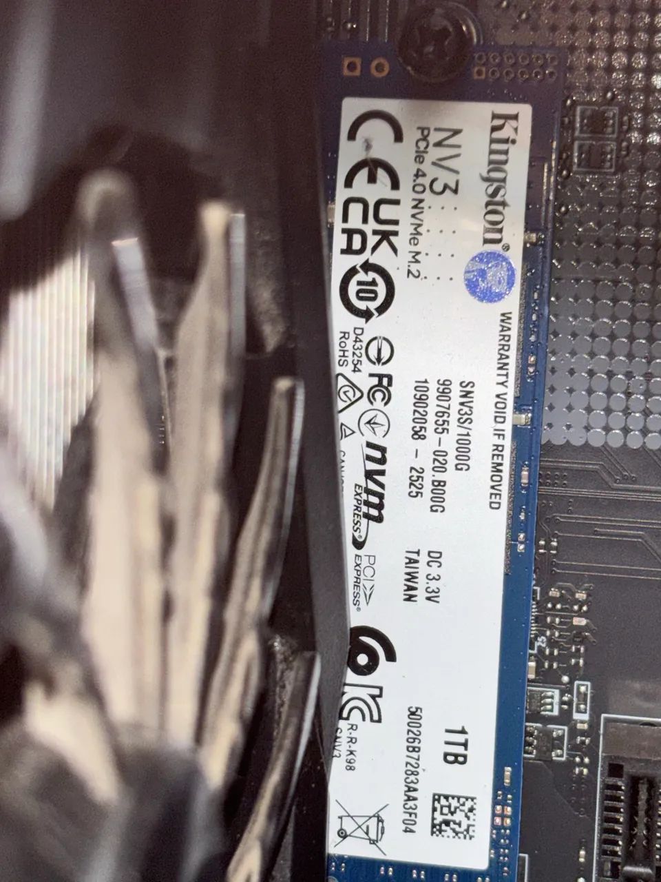 SSD Kingston NV3, 1 TB,