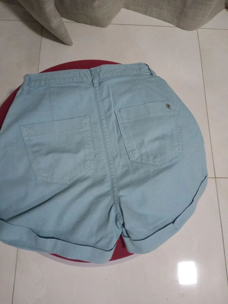 SHORT FEMININO NÚMERO 36. BELÍSSIMO. - Foto 2
