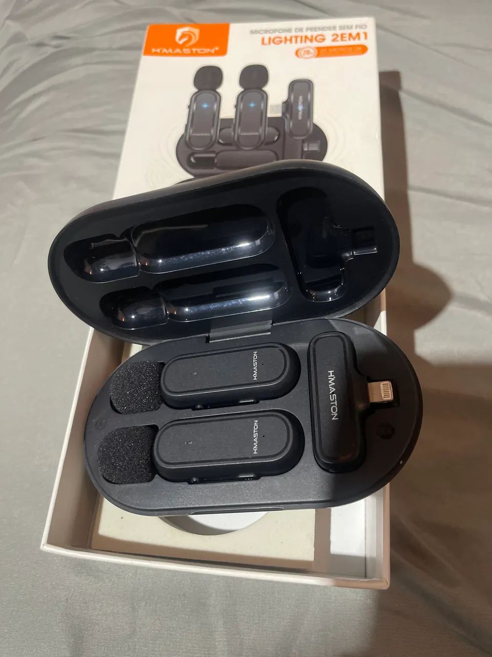 Microfone de prender sem fio  - Foto 2