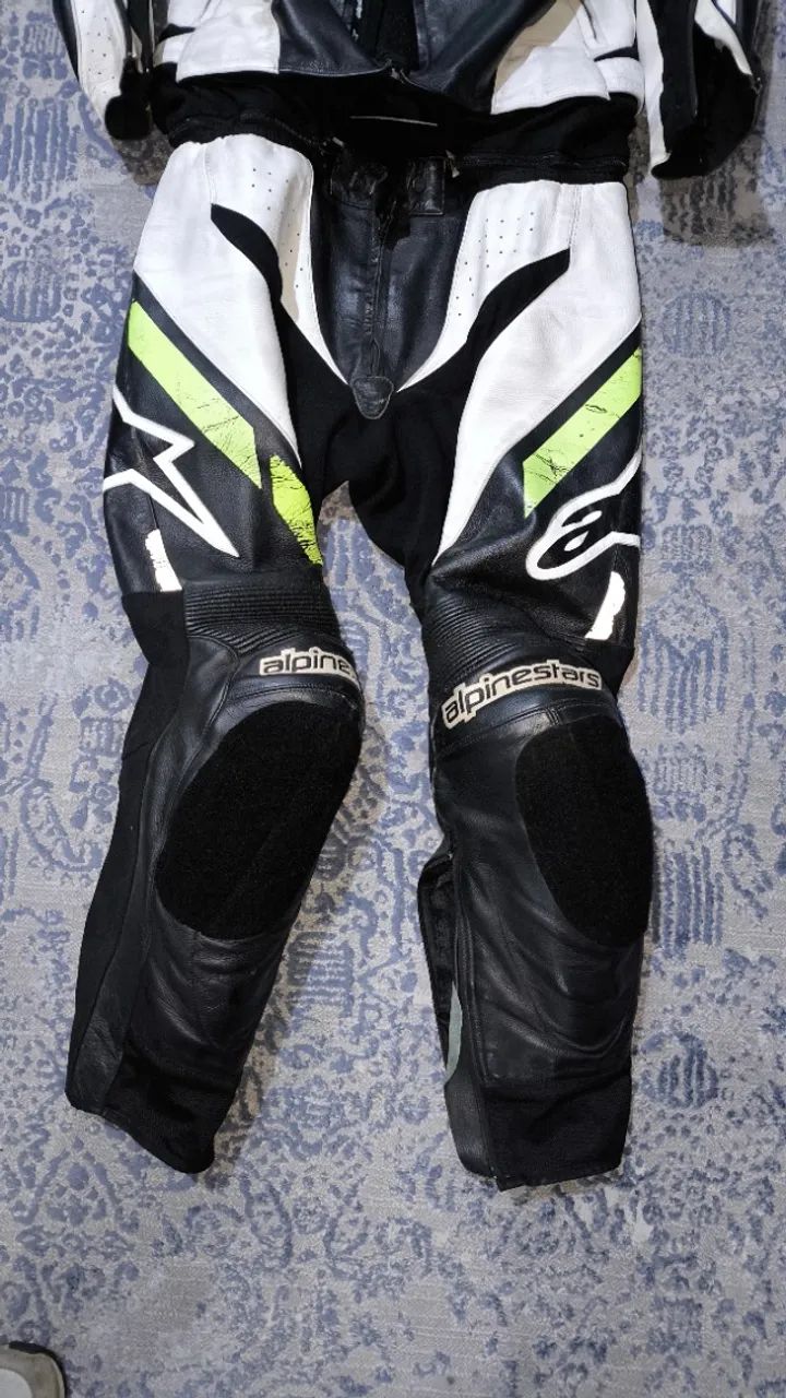 Macacão Alpinestars usado, 2 peças  - Foto 2