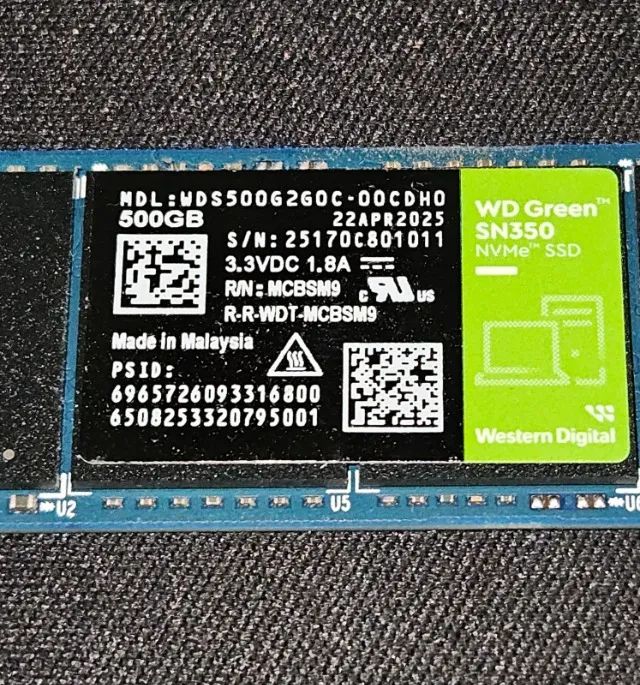 SSD NVMe Western Digital 500Gb - Foto 2