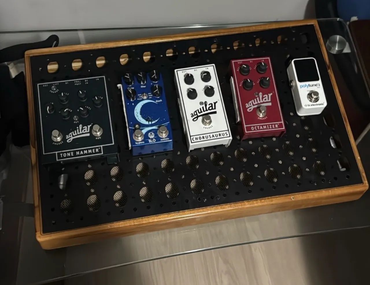 Pedalboard Baixo Completo - Aguilar + Walrus Audio + TC Electronic