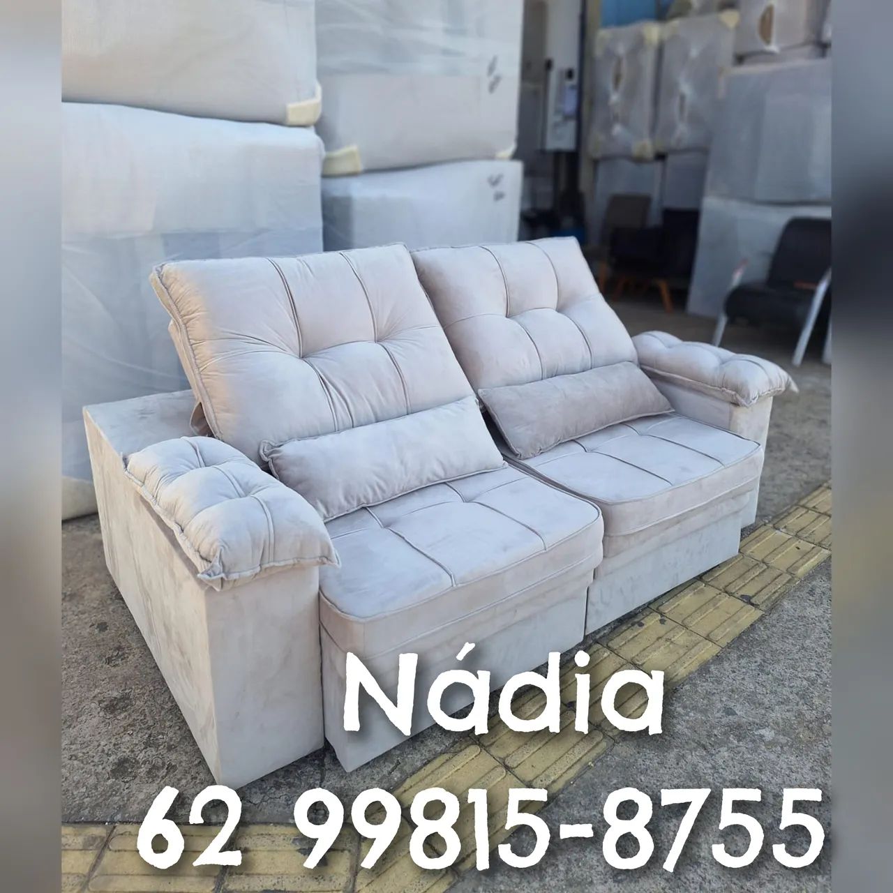 SOFÁ RETRÁTIL 2 MÓDULOS 