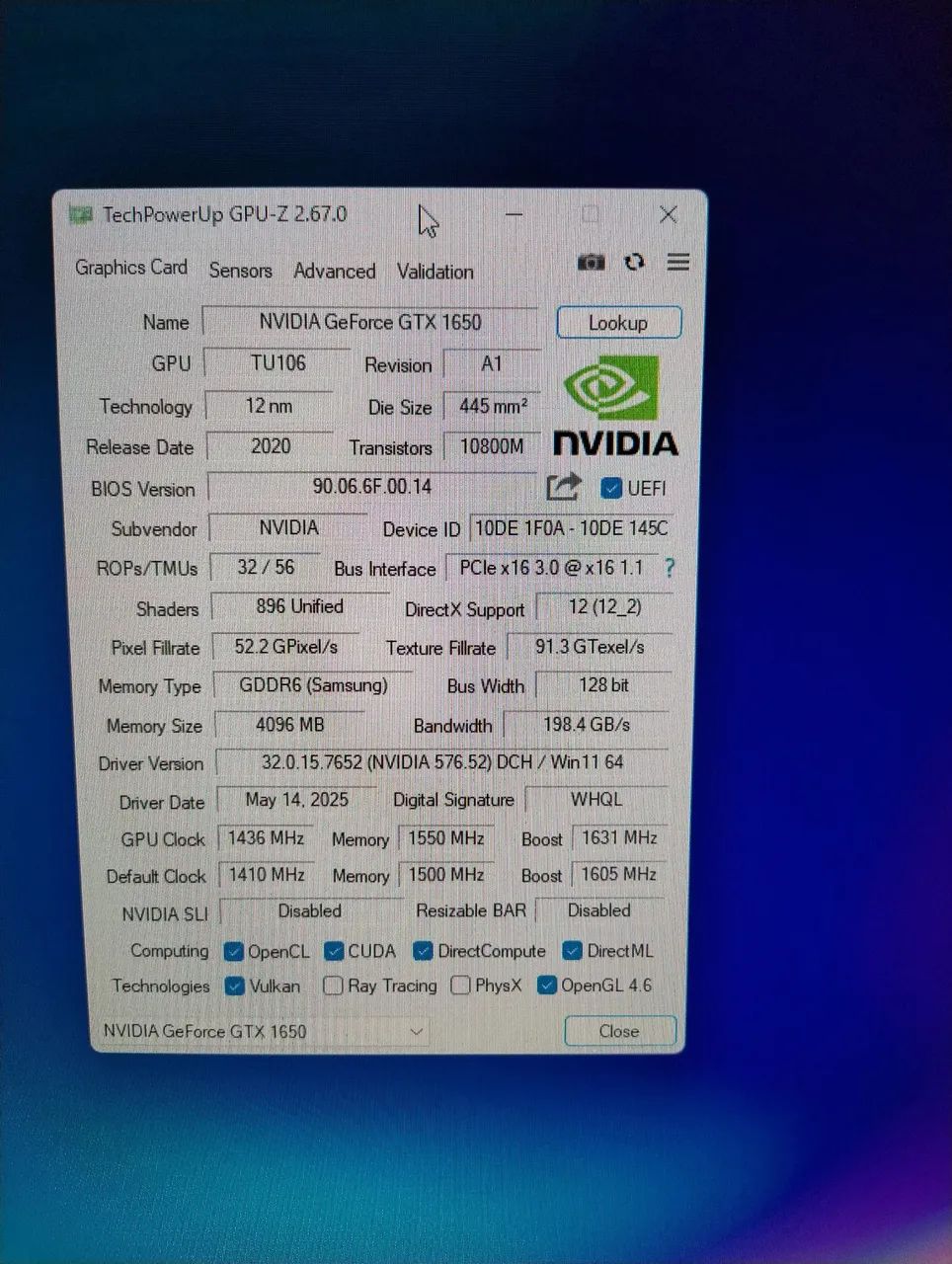 Geforce GTX 1650  - Foto 2