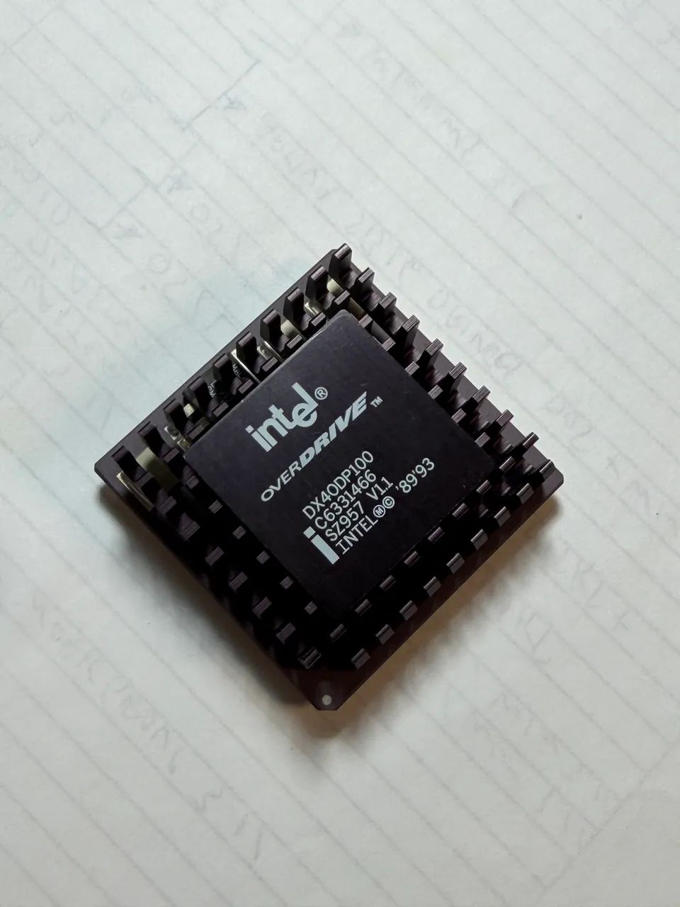 Processador 486 Overdrive DX4ODP100 raro! - Foto 3