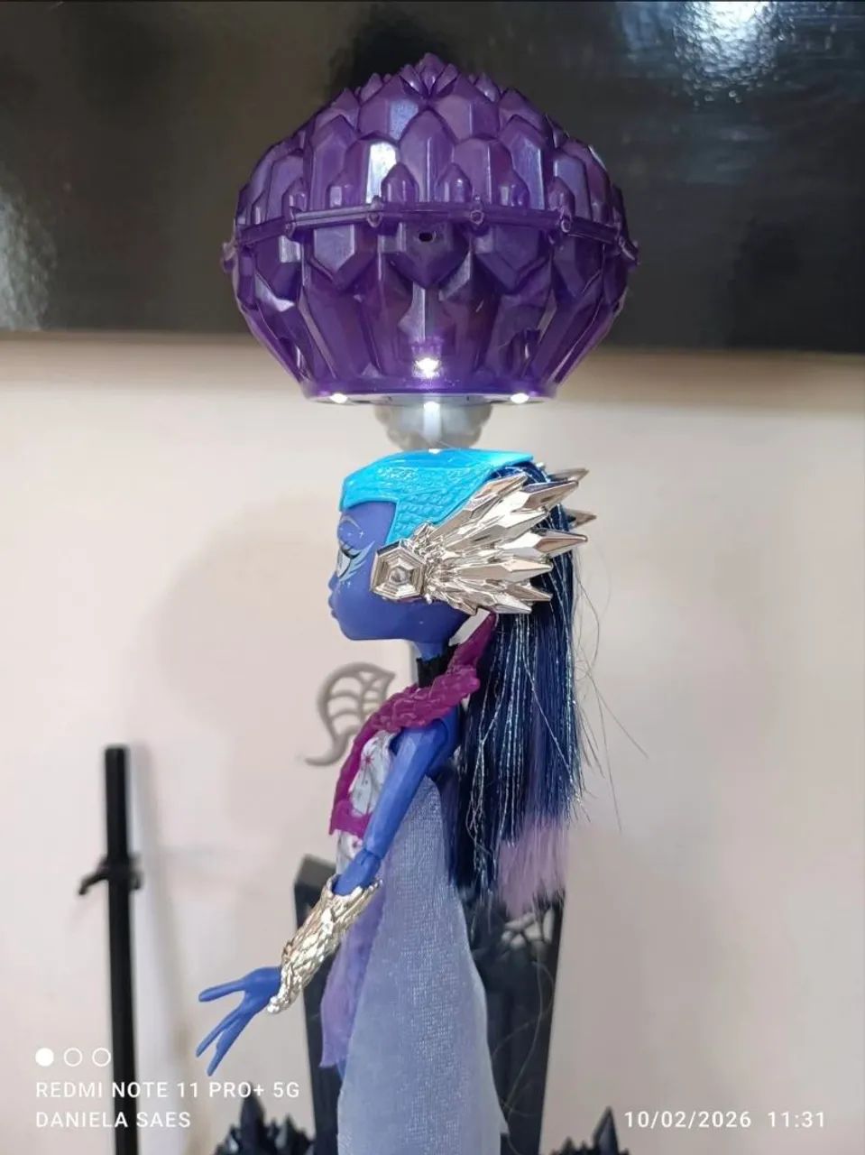 Boneca Monster High Astranova & Floatation Station (2015) azul - completa e funcionando  - Foto 5