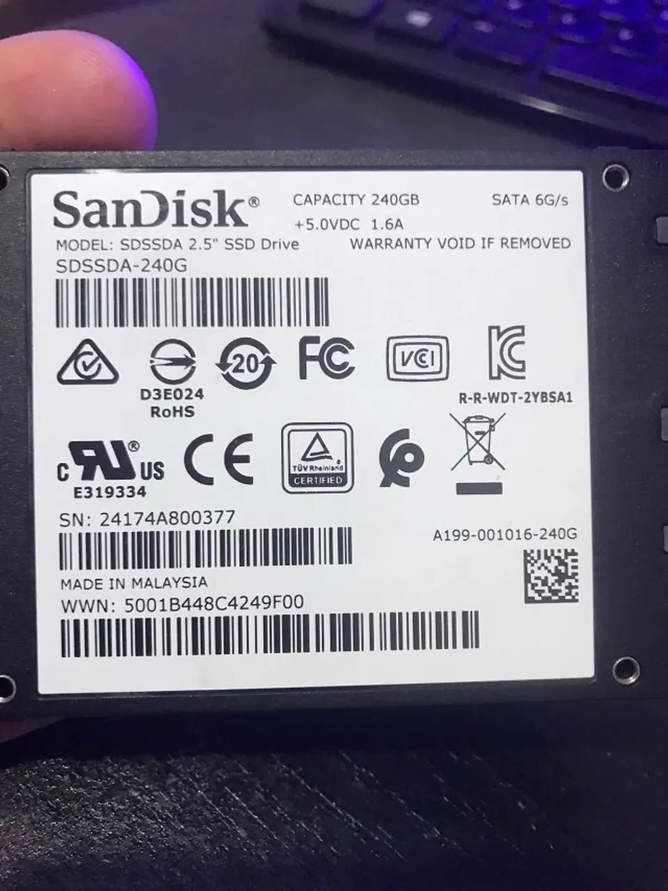 SSD SCANDISK 240G - Foto 3