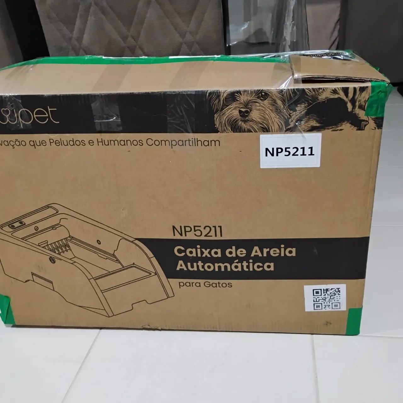 Caixa areia auto New pet med. Pacot: alt.52,0X larg.29,0 X Comp.78,0 peso d caixa 10.400KG - Foto 4
