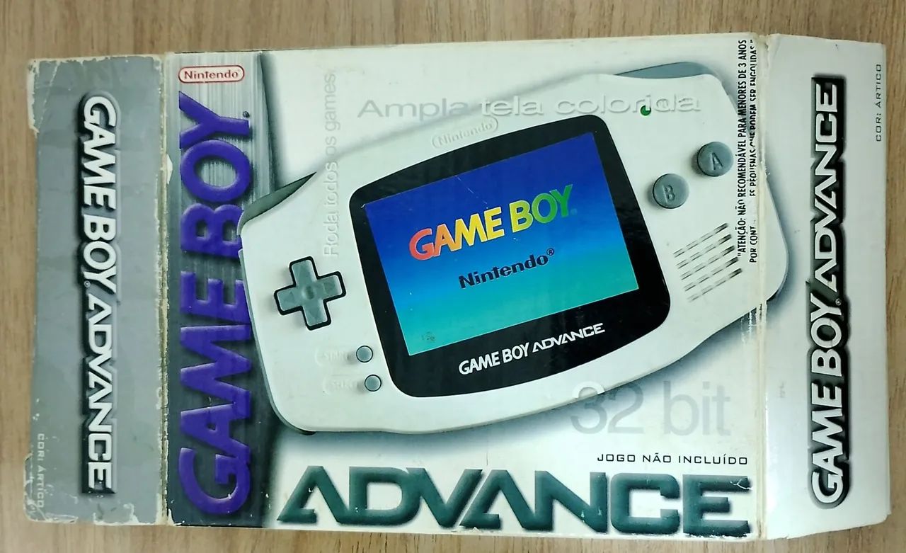 Game Boy Advance Branco Ártico - Nacional Gradiente Completo GBA CIB - Foto 3