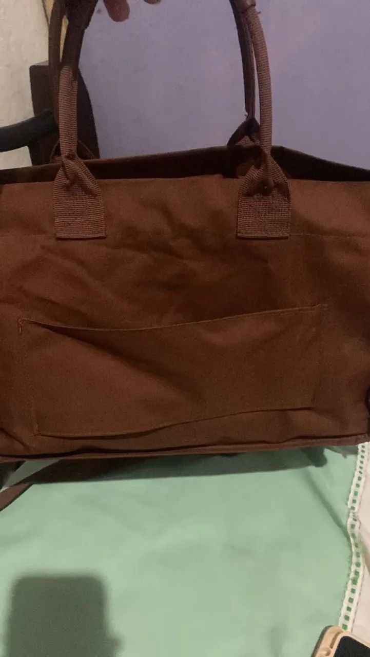 Tote mini marrom