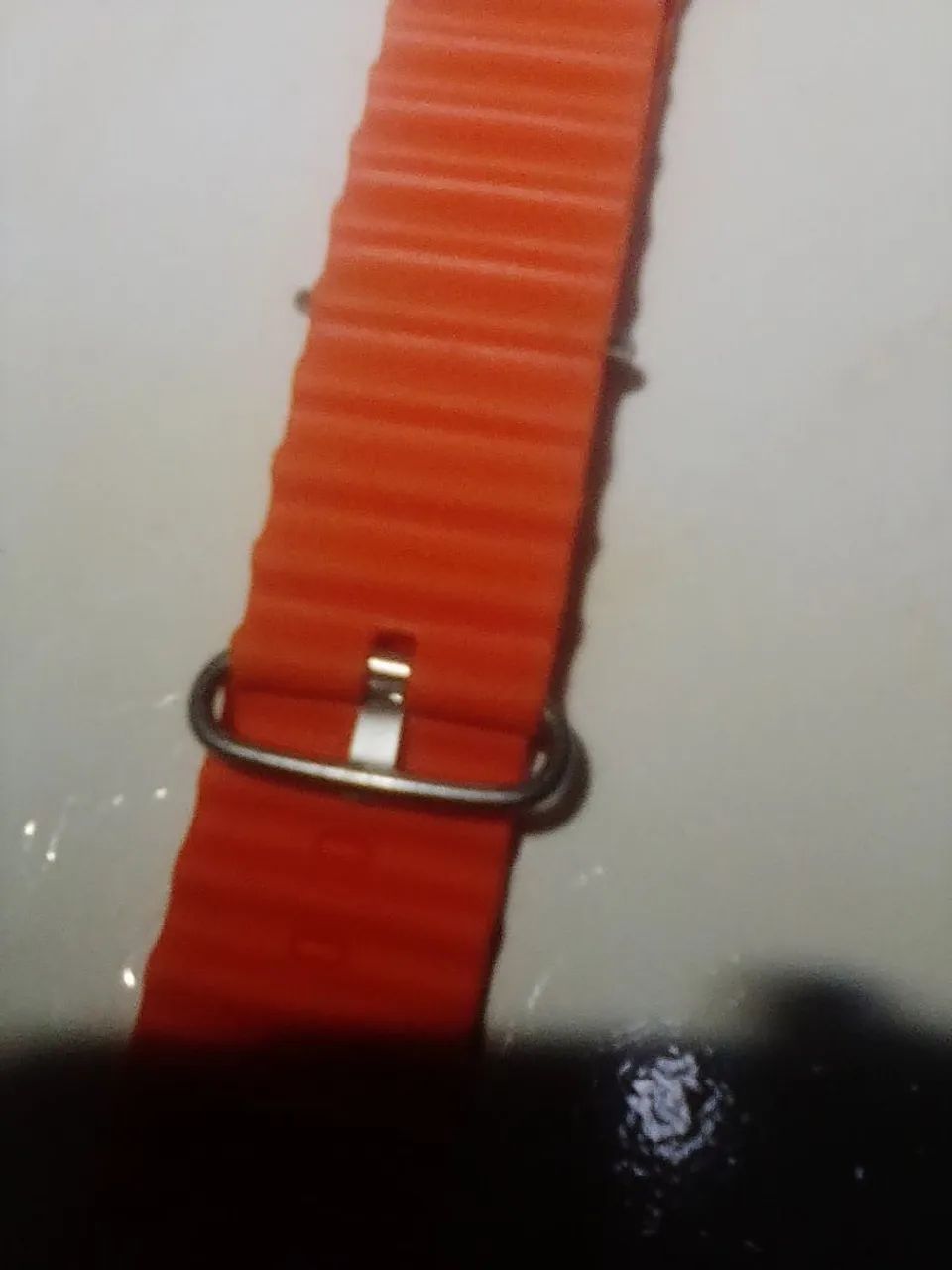 Pulseira avulsa sobressalente para smartwatch  cor laranja  - Foto 4